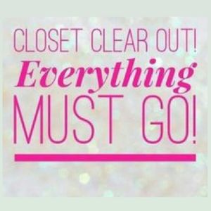 Closet clearout!